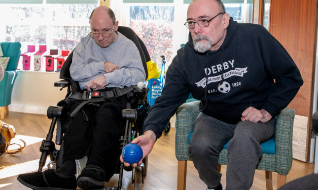 Sports loving Wrexham care home residents bowled over by Paralympic sport Boccia