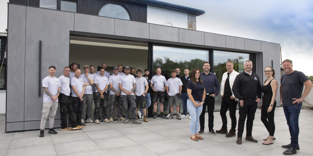 Touch of glass as North Wales home improvements firm celebrates 40th anniversary in style with Grand Designs extension