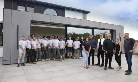 Touch of glass as North Wales home improvements firm celebrates 40th anniversary in style with Grand Designs extension